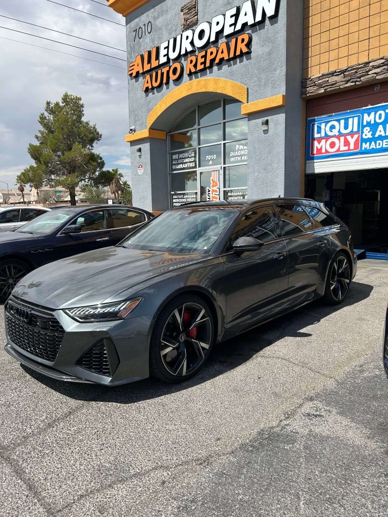 An infographic showing essential car maintenance tips curated by All European Auto Repair Las Vegas for vehicles in Las Vegas Nevada